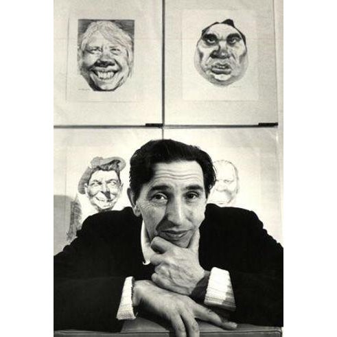 1974 Print Portfolio of Artists Caricatures by David Levine - Set of 14 For Sale - Image 18 of 18