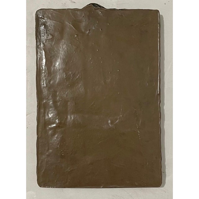 German Expressionist Bronze Relief Plaque Mans Best Friend, a Man and His Dog, 1985 For Sale - Image 13 of 14