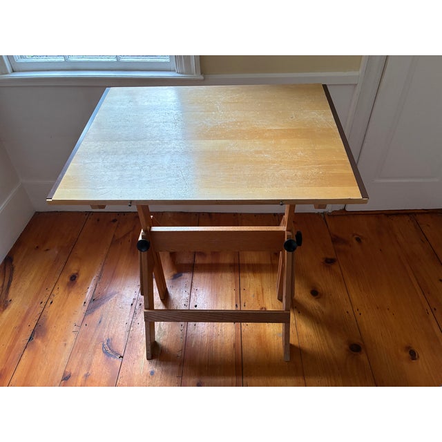1940s Anco Bilt Adjustable Mid-Century Modern Drafting Table, 1940s–50s For Sale - Image 5 of 7