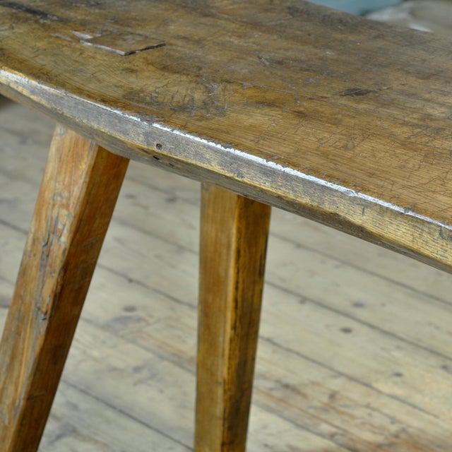 Oak Butcher's Table, 1920s For Sale - Image 10 of 12