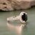 Natural Emerald Diamond Ring 6.5 14k White Gold 9.31 TCW Certified For Sale - Image 9 of 13