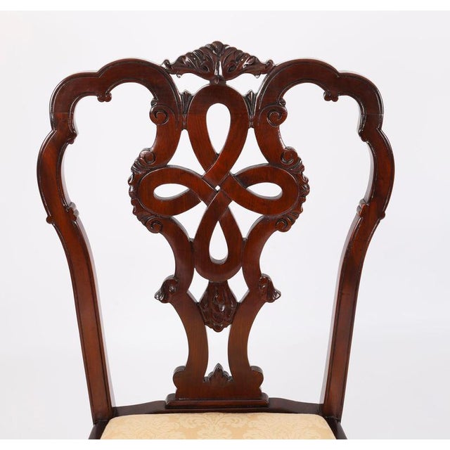 Antique George II Style Chippendale Dining Chairs, 1800s, Set of 12 For Sale - Image 18 of 18