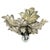 Florentiner Silvered Metal Leaf Theatre Ceiling Light, Italy, 1950s For Sale - Image 17 of 17