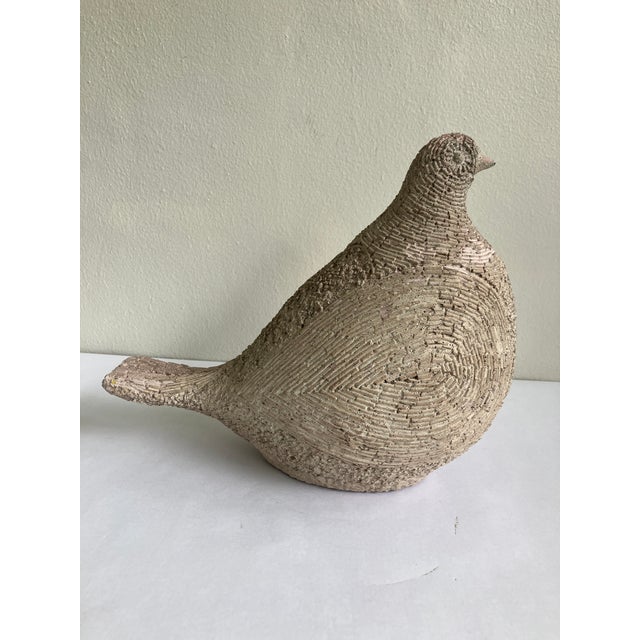 A fabulous modernist ceramic quail sculpture from Austin Productions. The piece is marked and dated 1981. It is in very...