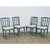 Swedish Gustavian 18th Century Set of Four Painted Side Chairs For Sale - Image 13 of 14