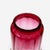 Mid 19th Century Antique Cranberry Glass Sugar Shaker | Fluted Panel Muffineer For Sale - Image 5 of 5