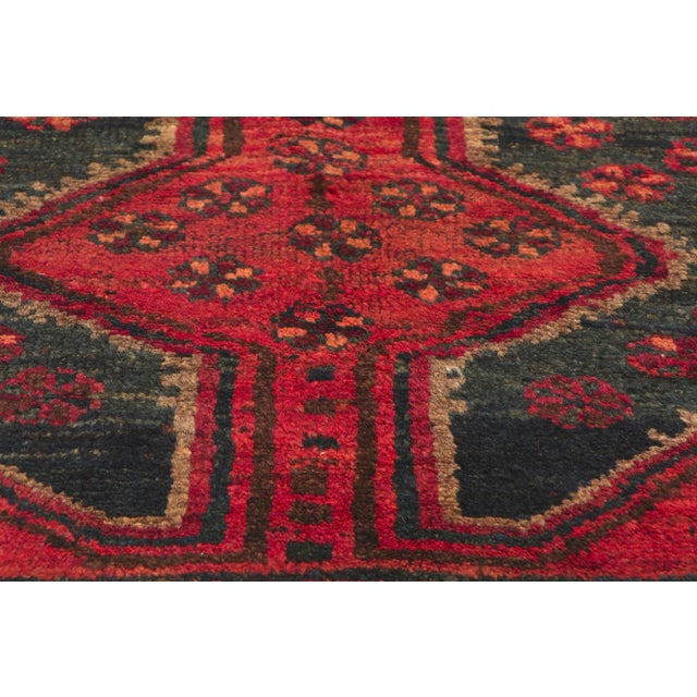 Vintage Persian Hamadan Rug - 05'00 X 06'07 For Sale In Dallas - Image 6 of 10