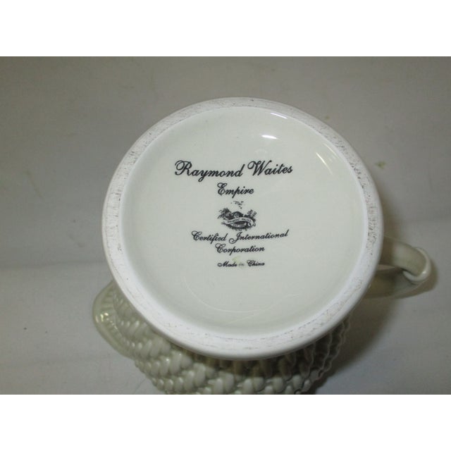 Raymond Waites Empire Porcelain Sugar and Creamer For Sale - Image 9 of 9