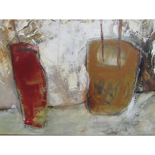 Large Modernist Abstract Painting by Darina Marko For Sale In San Francisco - Image 6 of 13
