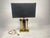 Black Golden Lamp in Brass, 1960s For Sale - Image 8 of 16