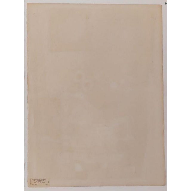 1960s Antoni Clave, Feuille De Nuit, 20th Century, Lithograph For Sale - Image 5 of 6
