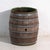 Metal Vintage Wooden Barrel with Iron Straps, Central Europe, 1920 For Sale - Image 7 of 7