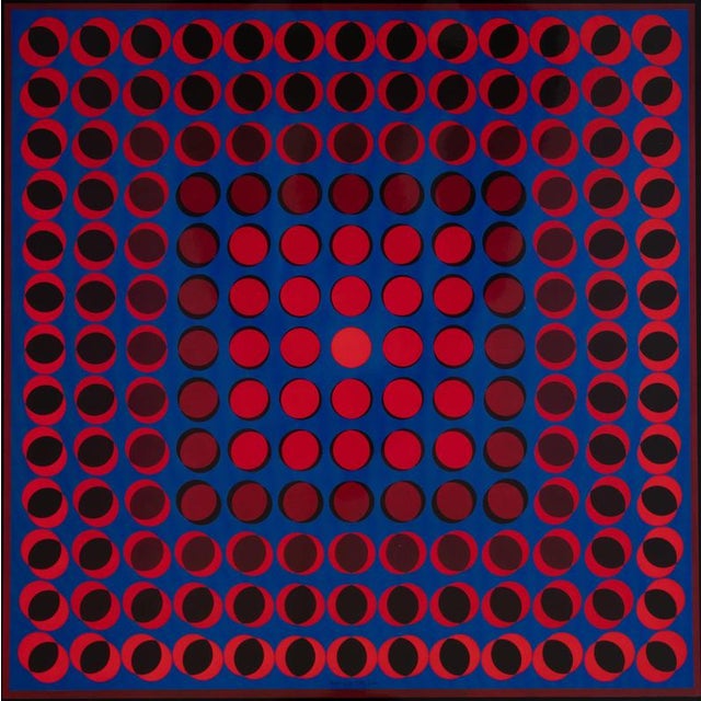 Victor Vasarely (1906-1997) TUZ Heliogravure after a work by the artist On heavy paper, 41 x 41 cm (approx. 16 x 16...