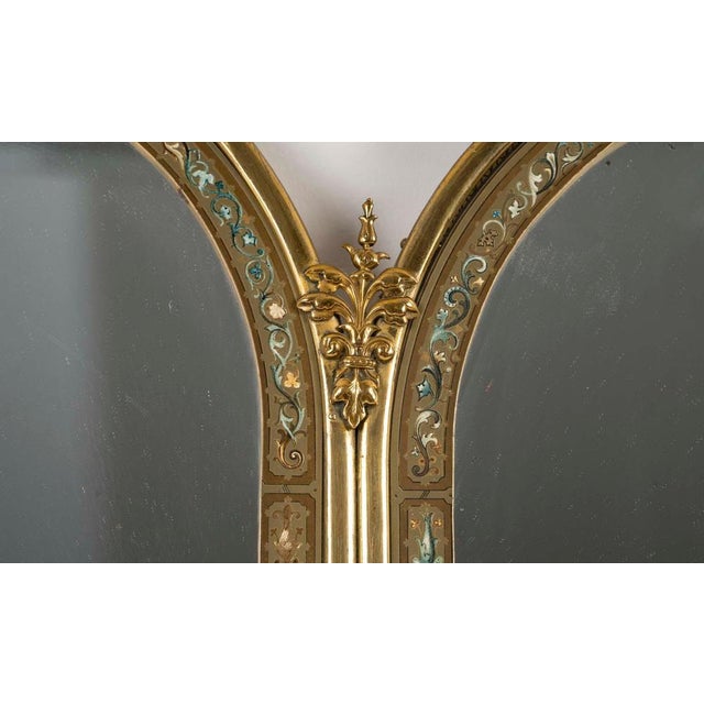 Triptych Mirrors, 19th Century, Set of 3 For Sale - Image 4 of 7