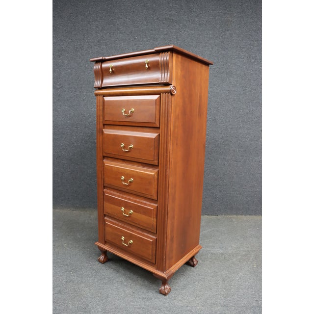 Dutch Designs Cherry Lingerie Chest on Ball & Claw Feet For Sale - Image 11 of 12