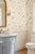 Chinoiserie Butterfly Grove Grasscloth Wallpaper by House Party | Vanilla Cream | 8 Yards For Sale - Image 3 of 10