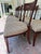 Brown Vintage Cane Back Dining Chairs For Sale - Image 8 of 12