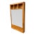 Bespoke Wood + Mirror Wall Cabinet For Sale