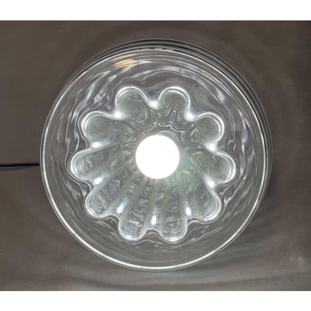 Vintage Table Lamp in Glass from Peill & Putzler, 1970s For Sale - Image 3 of 9