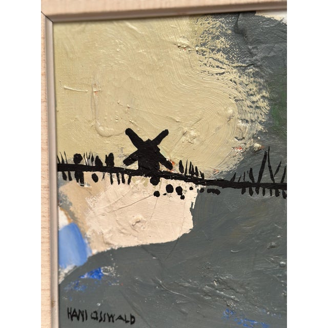 Hans Osswald, Kvarnvägen, 1950s, Oil Painting on Canvas, Framed For Sale - Image 8 of 18