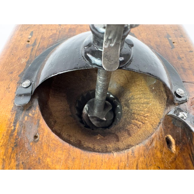 Vintage Peugeot Frères Wooden Manual Coffee Grinder For Sale - Image 17 of 17