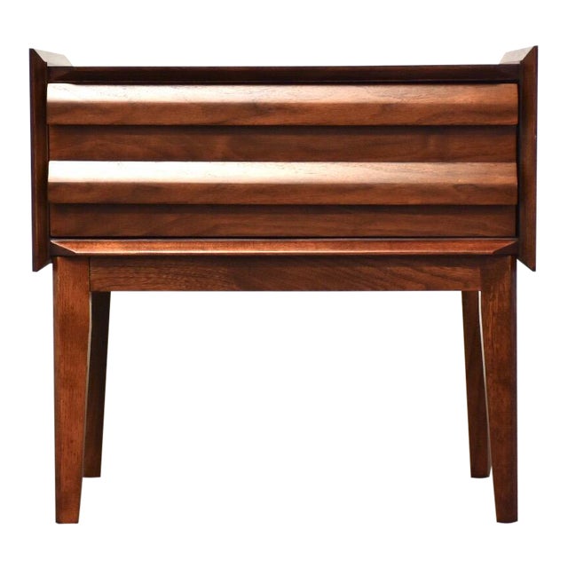Lane First Edition Walnut Nightstand Chairish