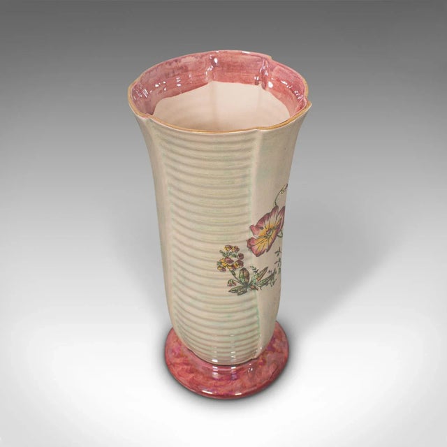 Mid-20th Century English Ceramic Lustre Flower Vase For Sale - Image 9 of 13