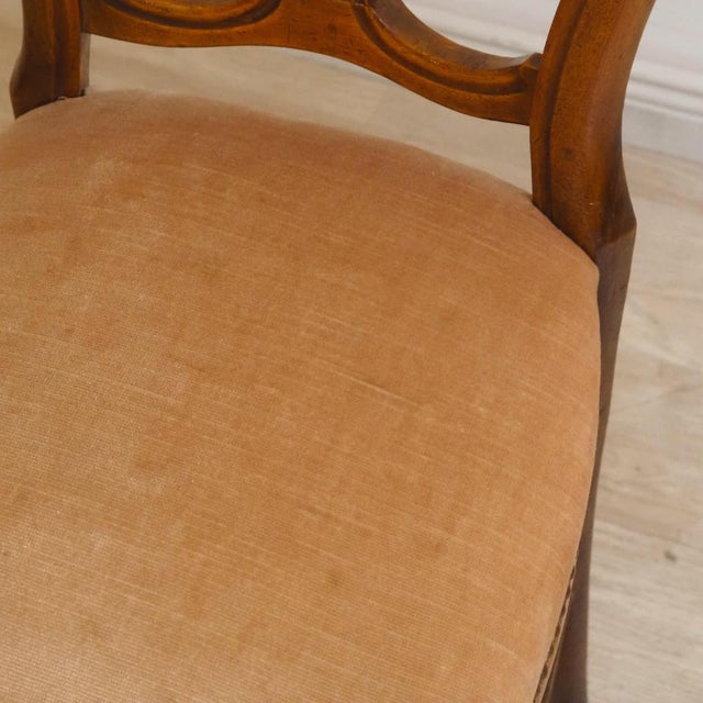 Louis Philippe Chair in Walnut, 1860 For Sale - Image 12 of 13
