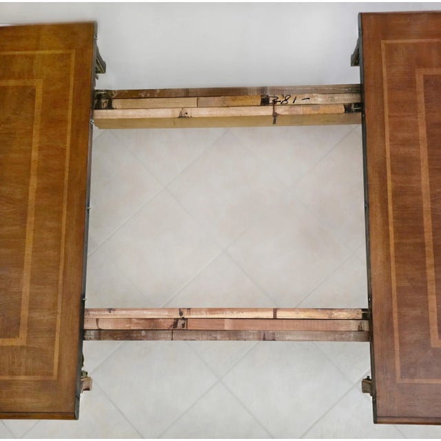 Tommy Bahama Style Rectangle Extendable Dining Table & Four Chairs – Set of 5 For Sale - Image 15 of 18