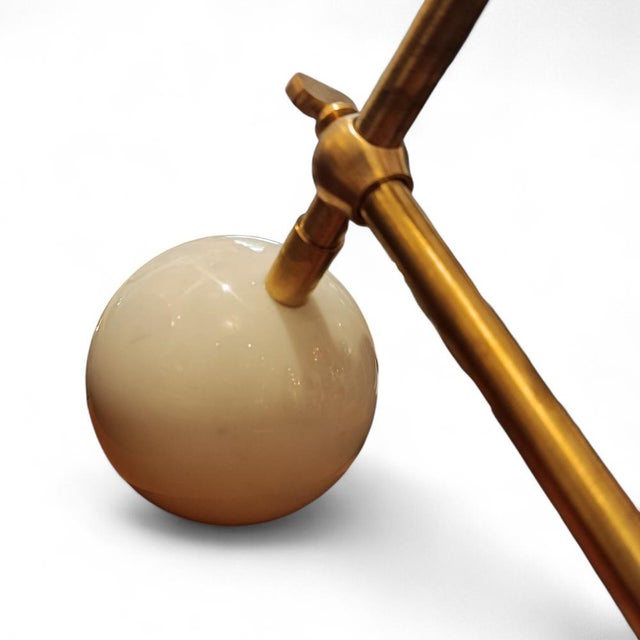 Small Yellow Thunderball Lamp from Stilnovo, 1970s For Sale - Image 9 of 10