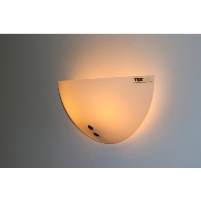 Itre Angelo Masion Modern Murano Wall Lamp White Glass For Sale - Image 4 of 8