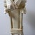 Italian Glazed Terracotta Chinoiserie Monumental Figures on Pedestals For Sale - Image 13 of 16