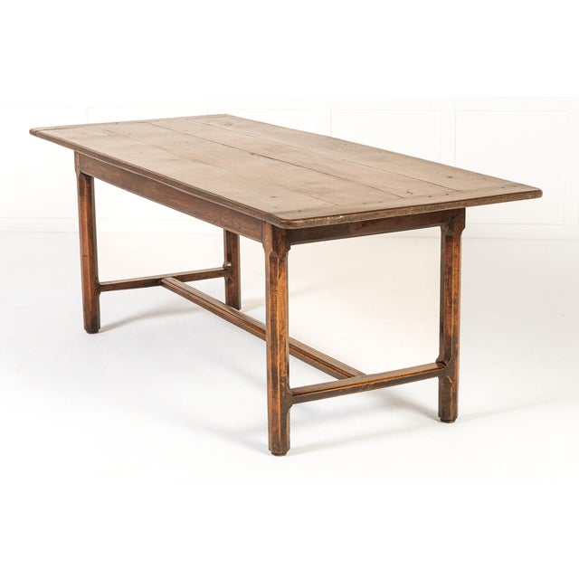 Antique English George III Farmhouse Table in Oak, 1700s For Sale - Image 3 of 11