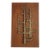 Peter Pepper Products Brutalist Torch-Cut Brass Wall Sculpture on Walnut Panel For Sale