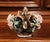 19th Century French Painted Ceramic Barbotine Jardinière With Floral Decor For Sale - Image 9 of 10