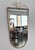 Mid-Century Modern Mid-Century Italian Wall Mirror with Brass Frame and Decor, 1970s For Sale - Image 3 of 17