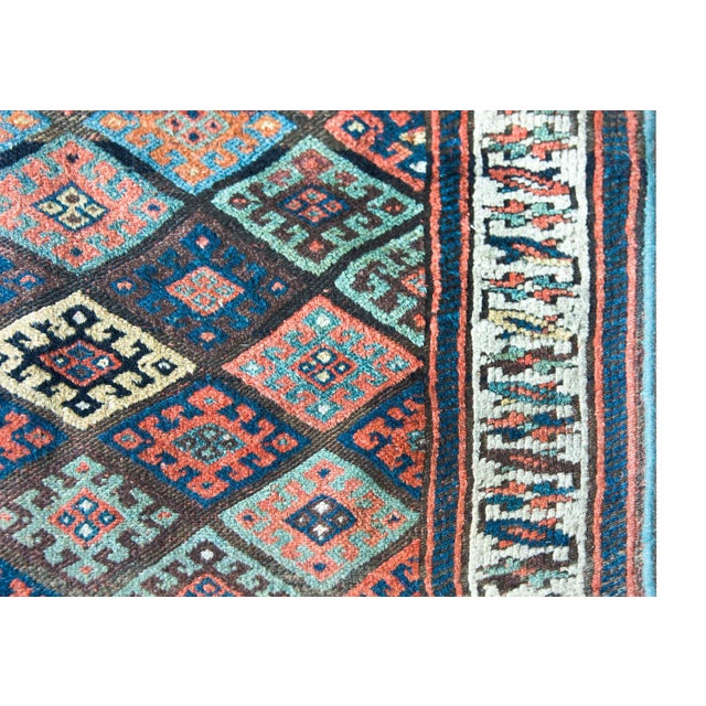 Tribal Early 20th Century Kurdish Jaffe Rug For Sale - Image 3 of 10