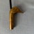 Mid 20th Century Mid 20th Century Brass Duck Head Fireplace Damper Pull For Sale - Image 5 of 8