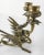 Metal Italian Mid-Century Double Dragon Bronze Candle Holder For Sale - Image 7 of 10