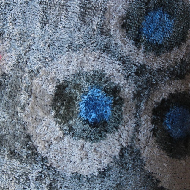 2020s Contemporary Bohemian Gray Décor Hand Knotted Pillow For Sale - Image 5 of 12