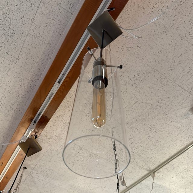 Arcadia Collection Cylindrical Pendant Light For Sale - Image 11 of 12