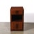 Wood Pair of Art Deco Nightstands in Book-Matched Walnut With Black Lacquer Accents For Sale - Image 7 of 11