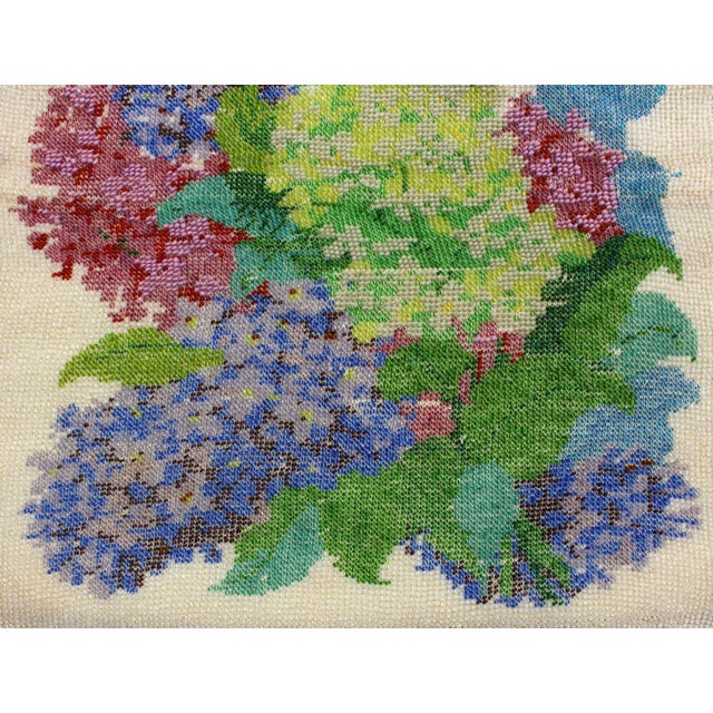 Circa 1920s Micro-Beaded Floral Tapestry Purse For Sale In Raleigh - Image 6 of 6