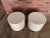 Milo Baughman Pair of 1970s 70s Space Age Fiberglass Round Drum Side Tables Coffee Table a Pair For Sale - Image 4 of 11