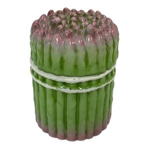 Vintage Laslo for Mikasa Porcelain Asparagus Lidded Container Made in Japan
