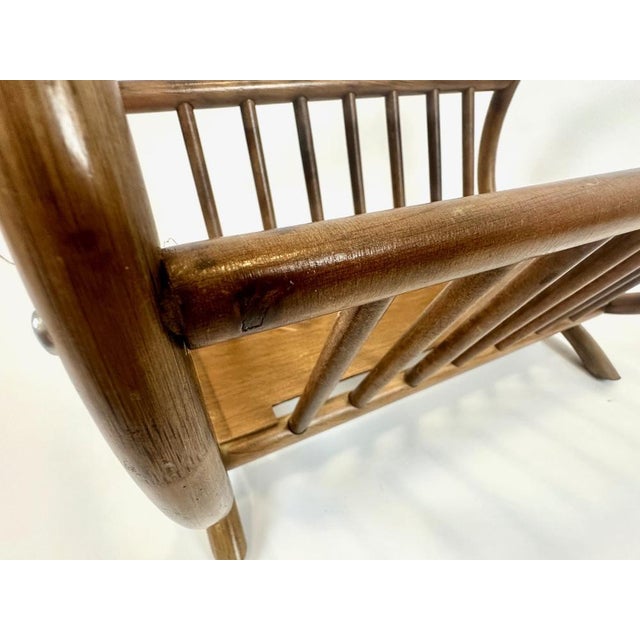 Vintage Bamboo Magazine Rack, 1960s For Sale - Image 6 of 14