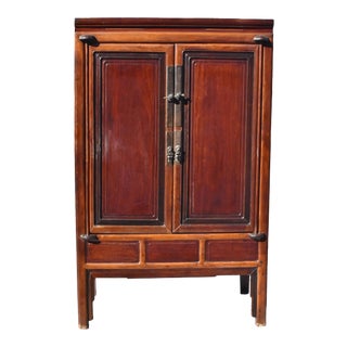 Rosewood Chinese Antique Scholar's Cabinet For Sale