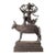 Antique Thai Tibet Gilt Bronze Statue Hindu God Lord Shiva on Nandi Bull Sculptu For Sale