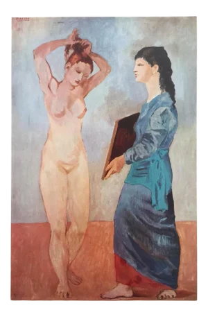 Pablo Picasso Vintage 1952 Authentic Lithograph Print " La Toilette " 1906
