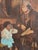 Late 20th Century Antique European Genre Oil Painting of Man and Child in Workshop - Unsigned For Sale - Image 5 of 11